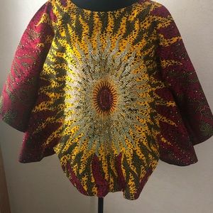 African print Tops